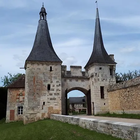 Maison normande dans un cadre exceptionnel Le Bec-Hellouin Extérieur photo